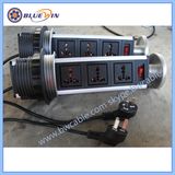 Pulling Desktop Socket with 3 Universal Power for Kitchen and Office