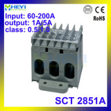 DIN Rail Type China Manufacture 3 Phase CT Sct 2851A Three Phase Current Transformer