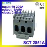 DIN Rail Type China Manufacture 3 Phase CT Sct 2851A Three Phase Current Transformer