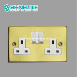 Good Quality 13A 2 Gang Socket with Switch OEM