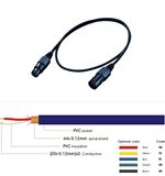 Audio Cable Microphone Cable XLR Cannon Connector Female to Male