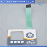 Custom Embossed Push Button Membrane Keypad Switch Panel with Connector