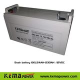 Soalr Battery Gel (24AH-230AH /12VDC)