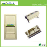 45*22.5mm, Single Port, Adapter for French Type Faceplate