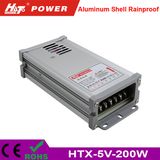 5V 40A Rainproof LED Power Supply with Ce RoHS Htx-Series
