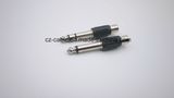 6.35mm Mono/Stereo Plug to RCA Jack