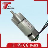 Material handling equipments DC gear 12V motor with encoder