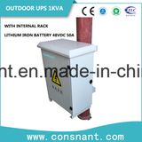 48VDC 1kVA Outdoor Online UPS with Lithium Iron Battery