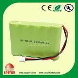 Top Quality Ni-MH Reachargeable Battery Pack 6V 1500 mAh AA