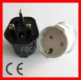Germany to UK Adapter with Fuse Protector of 13A CE, RoHS