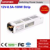 12V 8.5A 100W Strip Power Supply for LED Light Box