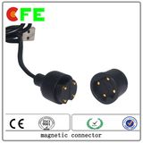 Circular 4pin Magnetic Power Connector for Toy Auto