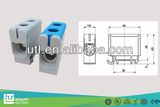 High Current Distributor Cable DIN Rail Terminal Blocks 50mm2