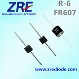 6.0A Fr601 Thru Fr607 Fast Recovery Rectifiers Diode R-6 Package