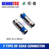 Coaxial Cable Connector F Compression Male Plug