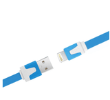 1m Durable Flat Noodle for Ios USB Cable Charging Data Sync USB Charger Cable for iPhone 7 6 6s Plus 5s 5c Se