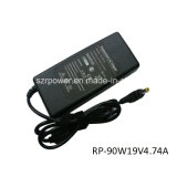 90W AC DC Power Adapter for Notebook Computer with UL List