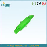 E2000/APC Fiber Optic Cable Adapters with Low Loss at 0.2dB with Plastic Green House