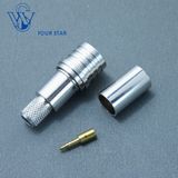 Male Plug Right Angle Crimp Qma Connector for LMR240 Cable