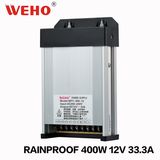 Weho DC 12V 400W Rainproof Constant Voltage Power Supply (WFY-400-12)