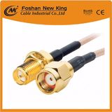 RG6 Coaxial Cable with F Connector for CATV/CCTV Communication