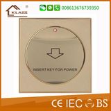 Insert Card Hotel Power Card Key Electric Champagne Light Switch