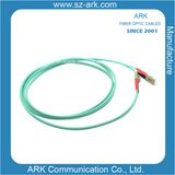 LC/PC-LC/PC Om3 Duplex 3mm Aqua Fiber Optic Patchcord