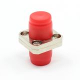 FC Square Type Two-Piece Metal Fiber Optic Adapter