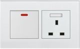 TUV Certified Cooker Switch& Socket (45A+13A)