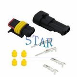 Waterproof PA66 2 Pin Tyco AMP Automotive Connector
