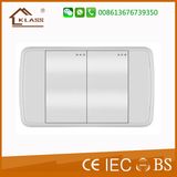 Ce Approved Saso 10A 2 Gang 1way 2 Way Switch