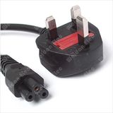 BS Approved UK 3pin to C5 Clover Leaf Power Cord