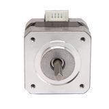 12V Hybrid NEMA 17 Flat Shaft Stepper Motor for 3D Printer (42SHD0001-24B)