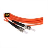 ST/PC to ST/PC Multimode 62.5/125 Duplex Fiber Patch Cables