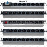 19 Inch France Type Universal Socket Network Cabinet and Rack PDU (1)