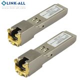 10/100/1000 Base-T RJ45 Connector 30m SFP Optic Copper Transceiver