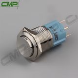 CMP 1no 1nc Spdt Latching 16mm Push-Lock Metal Button Switch