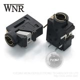 Wnre Female 3.5mm Audio Jack Mono Stereo Jack 3 Pin Pj-362 Phone Jack