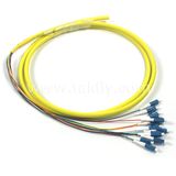 1.5m 0.9mm Sm G652D Colored Fiber Pigtail LSZH Jacket