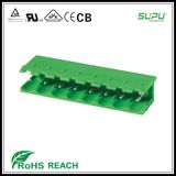 5.0/5.08mm Pitch Angled Pin Male Connector Without Side Panel