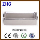 80*250*70 Direct Selling ABS Enclosure Clear Cover Plastic Waterproof Switch Box