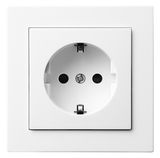 16A 2p+T Schuko Socket with Children Shutter Protector