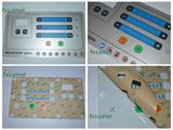 Electronic Device Membrane Graphic Overlay Metallic Effect Silk Screen Printing