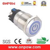 Onpow 19mm Metal Pushbutton Switch (LAS1GQ-11ET/L/G/12V/S, CE, CCC, RoHS)