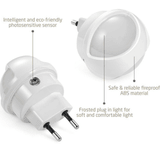Rotatable Sensor Night Light EU Plug Portable Closet Room Light