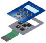 Waterproof Membrane Switch with Metal Dome, Push Button Membrane Switch