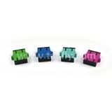 RoHS Compliant 0.2dB Duplex Flange Sc Fiber Optic Adapter