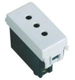 Mr05 Italian 3 Pin PC Electric Wall Socket