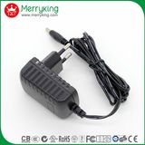 TUV Ce En61558 RoHS AC/DC Adapter EU Plug 12V 1A 12W LED Power Adapter