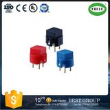 7.5*7.5mm Square Tactile Switch, Mini Momentary Tact Switch with LED